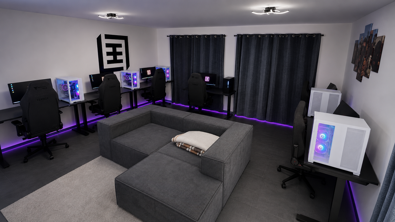 Living room 2 with gaming room